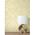 thumbnail image 4 of Brewster Home Fashions Brewster Bamburg Mustard Floral Wallpaper, 4 of 6