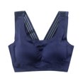 thumbnail image 5 of Sngxgn Women’s Wireless Sports Bra, Moisture-wicking Compression Support Bra(Blue,XXXXXXXL), 5 of 5