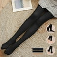 thumbnail image 2 of Htwon winter Fleece Lined Women High Waisted Winter Leggings Warm Thick Thermal Stretchy Seamless Full Length Leggings, 2 of 10