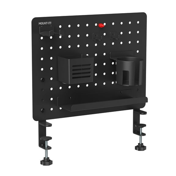 Clamp-on Pegboard with Accessories