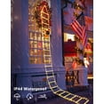 thumbnail image 3 of Christmas Decorations LED Ladder Lights with Climbing Santa Claus - Outdoor Christmas Decorative Lights - 3M, Warm White, 3 of 5