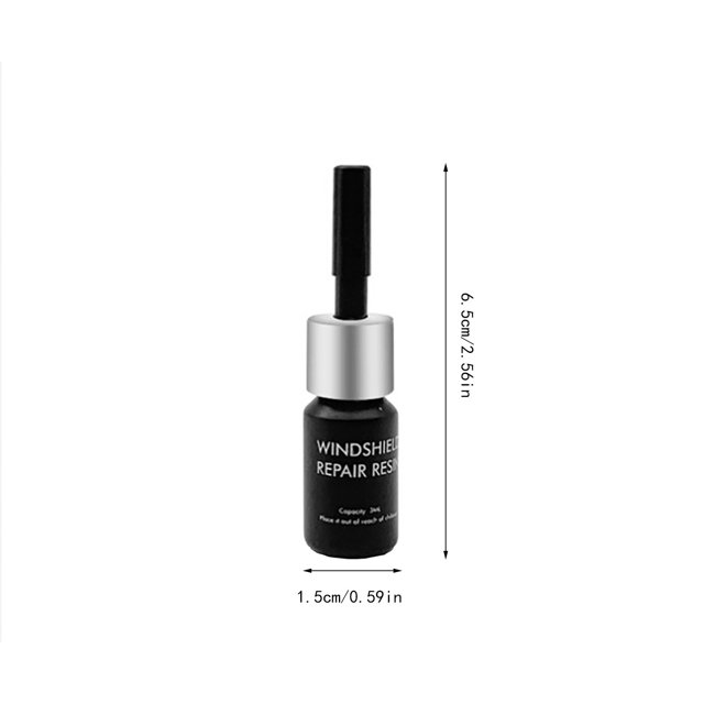 JJKBVCLO Kit de Réparation Instantanée des Imperfections de Verre : Solution Rapide pour Rayures et Fractures, Outils de Restauration de Verre DIY (3ml)