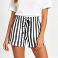 thumbnail image 2 of BUIGTTKLOP Shorts for Women Drawstring High Waisted Casual Shorts Rolled up Hem Wide Leg Summer Shorts with Pockets, 2 of 8