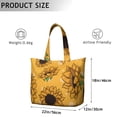 thumbnail image 5 of Sunflower Women's Large Weekend Travel Bag Moving Canvas Handbag Thick Double Layer Beach Weekend Travel Unisex Hospital Maternity Delivery with Toiletry Waterproof, 5 of 5