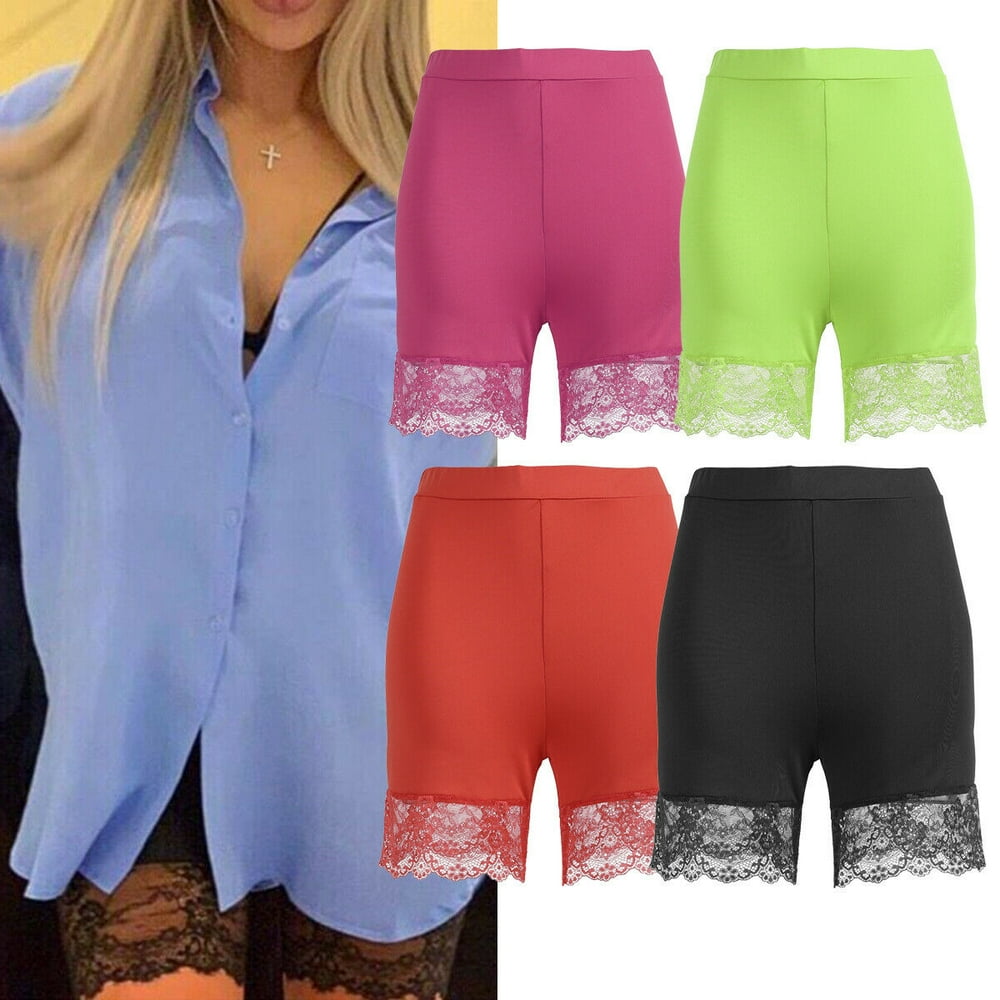 FOCUSNORM Women Seamless Safety Short Pants Under Skirt Shorts Modal