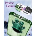 thumbnail image 5 of for Samsung Galaxy A25 5G Phone Case Women Girls Cute Astronaut Glitter Sparkly Girly Cover with 6D Astronaut Hidden Stand Kickstand Design Sparkle Bling Cases for Samsung A25 5G 6.5'' Green, 5 of 11