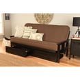 thumbnail image 4 of Kodiak Furniture Monterey Black Storage Sofa with Stone Gray Fabric Mattress, 4 of 5