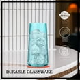 thumbnail image 3 of Artland Soho Optic 17.5oz Highball Glass, Set of 4 - Modern Design Elegant Tall Drinking Glasses for Cocktails and More, Durable & Stylish Bar Glassware Essential for Any Occasion (Turquoise), 3 of 7