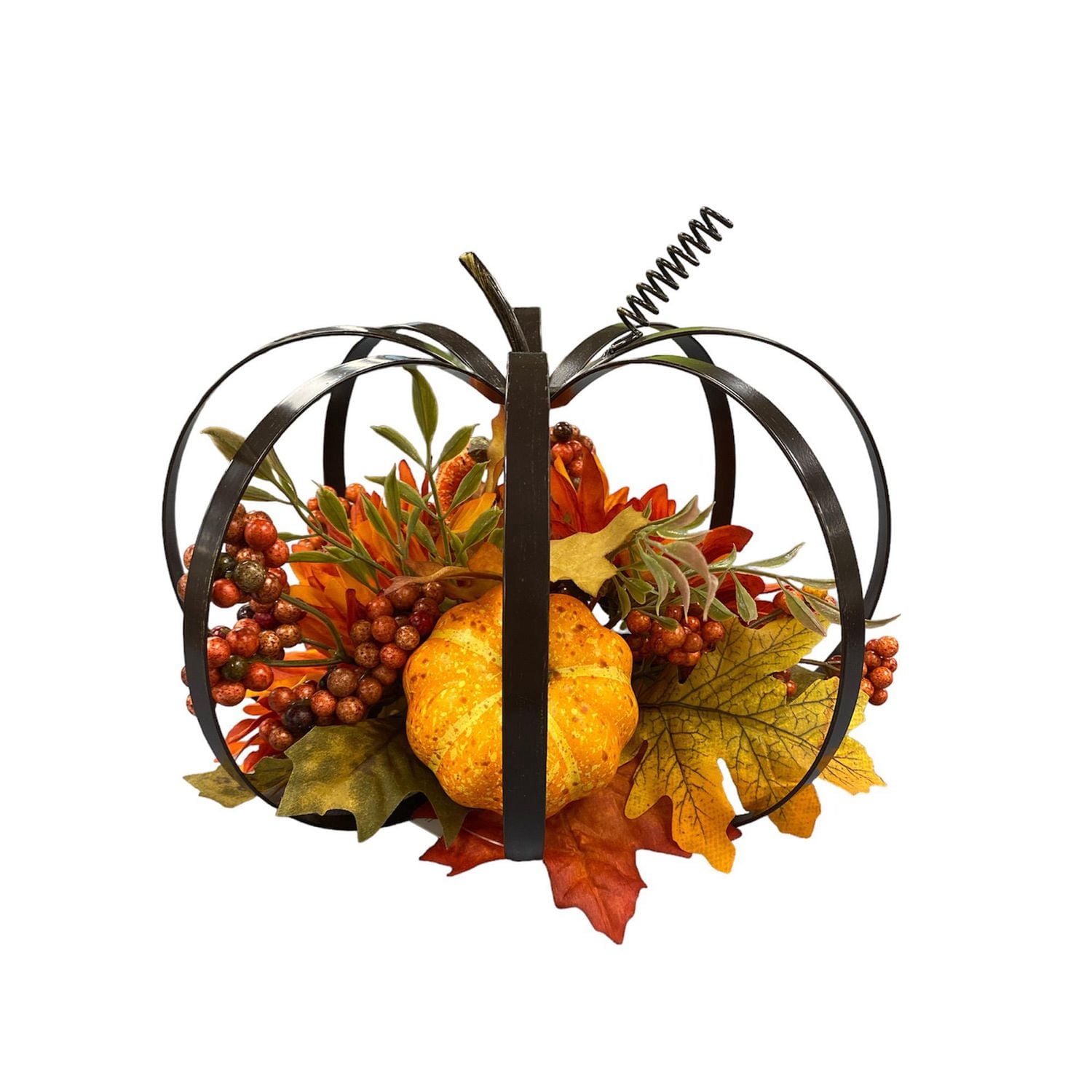 Way To Celebrate Dark Orange Metal Sunflower Frame