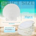 thumbnail image 3 of 15 Pcs Natural Sea Shell White, 4-4.7 Inch Scallop Shells For Diy Craft, Serving Food, Baking And M, 3 of 5