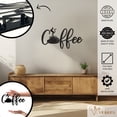 thumbnail image 2 of Violaura Coffee Cup Metal Wall Art - Easy to Install Hanging Perfect for Home, Living Room Decor (60.0" x 31.8"), 2 of 8