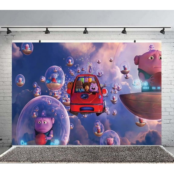 Breamwork home Backdrop Banner Party Supplies Poster Movie Theme Background for Photography Kids Birthday Decorations