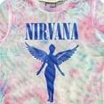 thumbnail image 2 of Nirvana Ladies Crop Top: Angelic Blue Mono (Mesh) (X-Large), 2 of 2