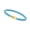 1 - Locking Magnetic Gold, variant on Unisex Men's Genuine Leather Stainless Steel Magnetic Clasp Bracelet Light Blue-10 - Bullet Magnetic Silver