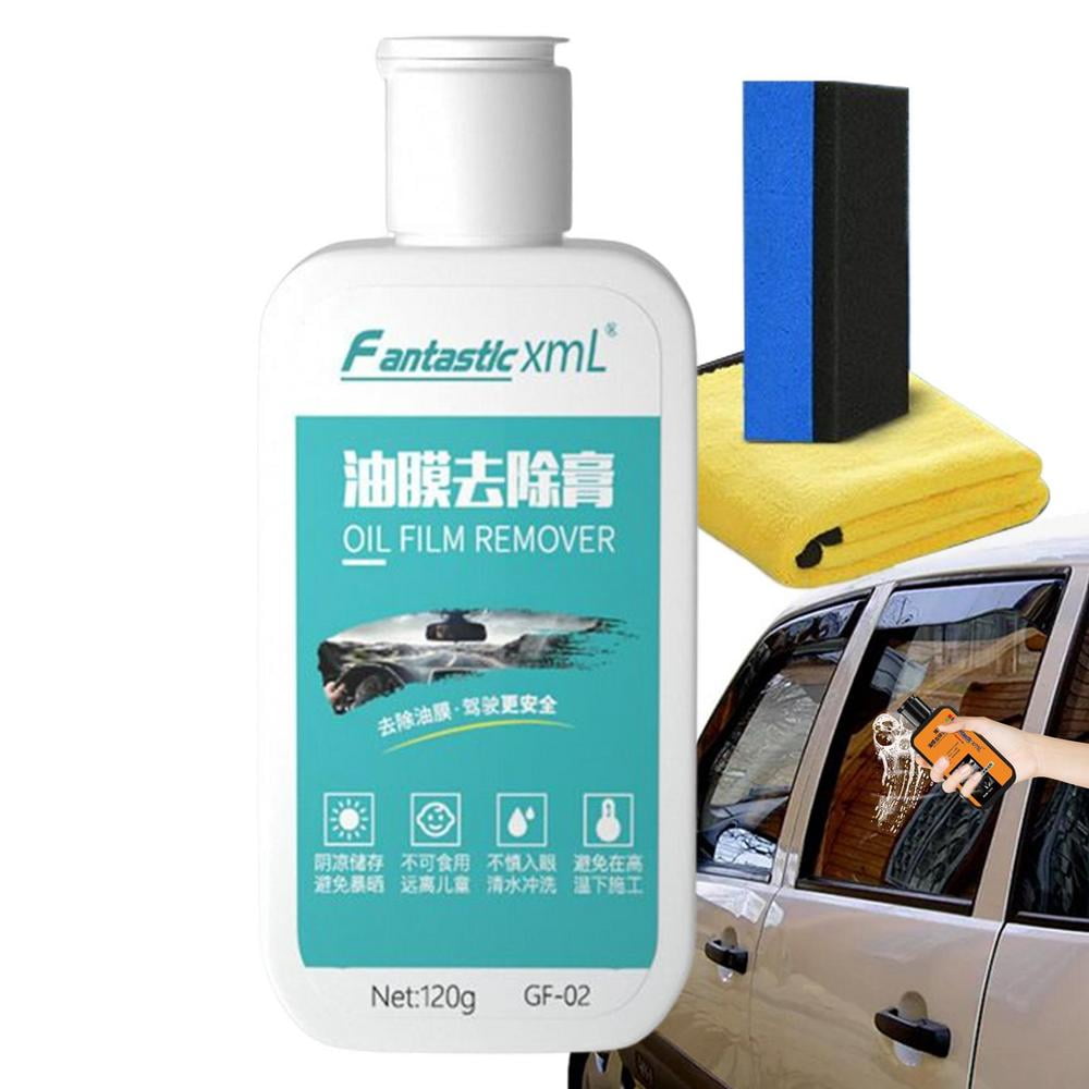 Cheap 100/50g Auto Glass Oil Film Remover Car Windshield Cleaner Car Window  Windscreen Cleaning Agent Brightener Car Cleaner