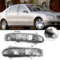 thumbnail image 1 of Pair Side Mirror LED Turn Signal Light For Benz S W220 CL W215 1999-2003 Gray, 1 of 1