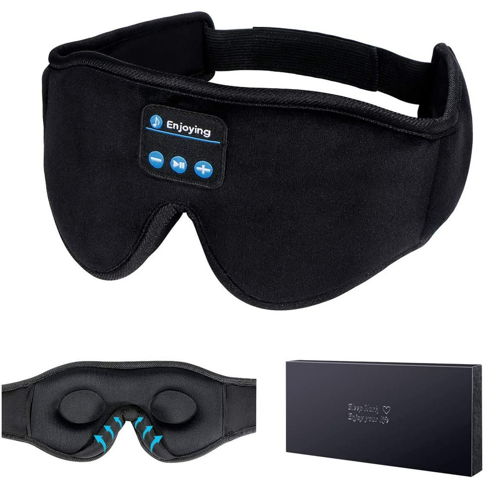 "Happyline" Sleep Headphones, 3D Sleep Mask Bluetooth 5.0 Wireless