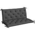 thumbnail image 1 of Outsunny 2 Seater Garden Bench Cushions, 4.7 Inch Thick Outdoor Soft Pad, 1 of 10
