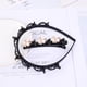 thumbnail image 4 of Bandas de doble capa, diademas con Clip, diadema trenzada de plástico a la moda, tocado Punk nuevo tejido para mujer, accesorios para el cabello con perlas, 4 of 5