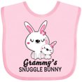 thumbnail image 3 of Inktastic Grammys Snuggle Bunny Easter Girls Baby Bib, 3 of 4