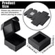 thumbnail image 2 of 50 piezas Mini caja de papel Kraft con ventana Caja de embalaje para regalos Caja de golosinas para jabón casero Panadería Dulces (negro), 2 of 5