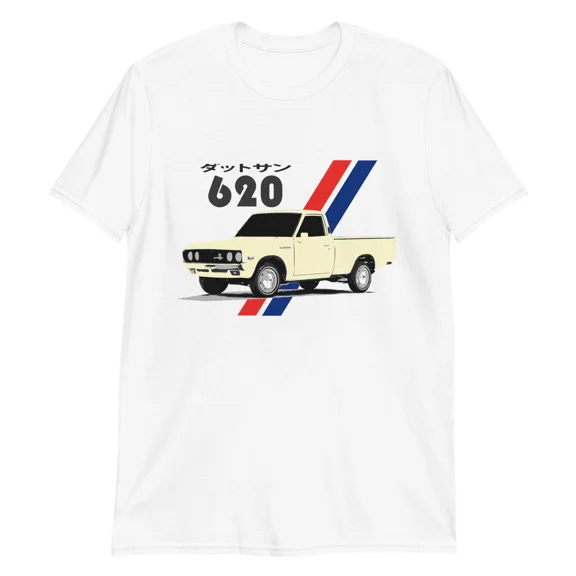 Reprint Rare 1972 Datsun 620 Vintage Japanese JDM Pickup Truck T-Shirt
