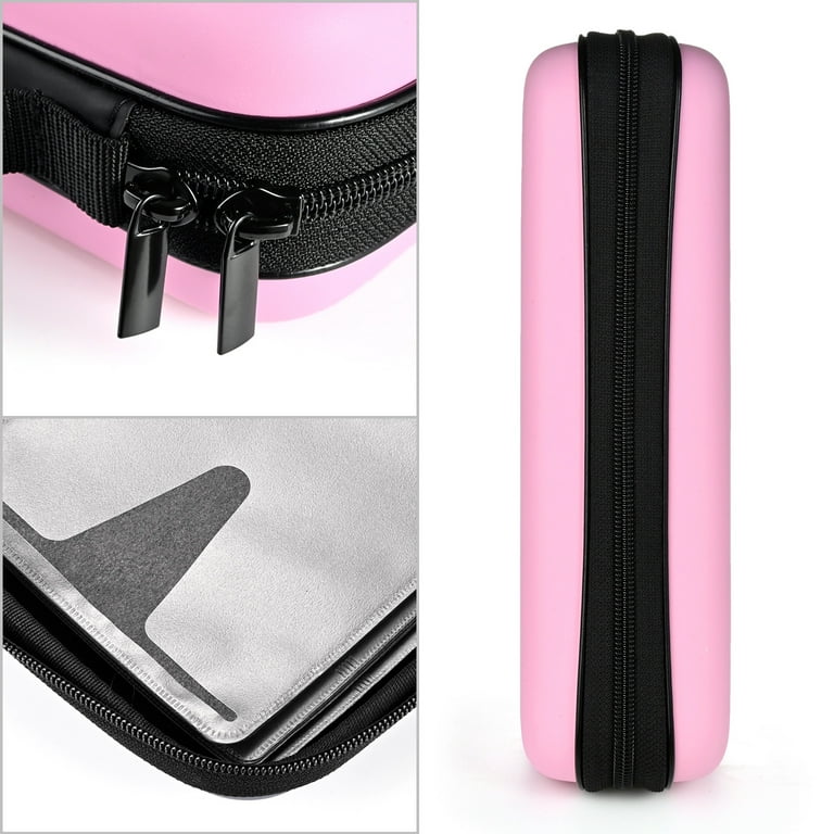 alavisxf xx Pink 192 Capacity EVA DVD CD Zipper Holder Disc