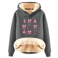 thumbnail image 1 of Chaquetas y abrigos casuales con capucha de manga larga para mujer, jersey con capucha de manga larga, top con estampado navideño, abrigo casual, top de poliéster para mujer, 1 of 2