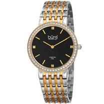 Women's Quartz Diamond Stainless Steel Two-Tone Bracelet Watch