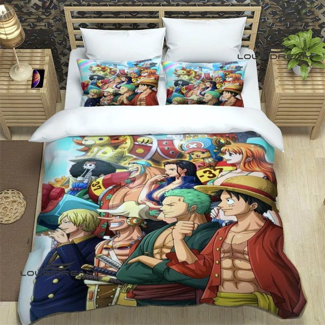 Juego de cama de dibujos animados de una pieza, exquisito juego de cama, funda nórdica, edredón, juego de cama, regalo de cumpleaños de lujo