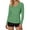 *Green, variant on Women's UPF 50+ V-Neck Long Sleeve Sun Shirt,Quick Dry Stretchy Athletic Top For Women,Ladies Lightweight Breathable Tee with Pockets,Blue,S-3XL