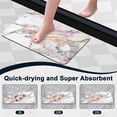 thumbnail image 4 of 1pc Pink and White Marble Texture Bathroom Rug Bathroom Decor and Accessories- Durable,Anti Slip,And Quick Drying,Suitable For Indoor/outdoor Use - Perfect For Bathrooms,Bedrooms,Kitchens, 4 of 9