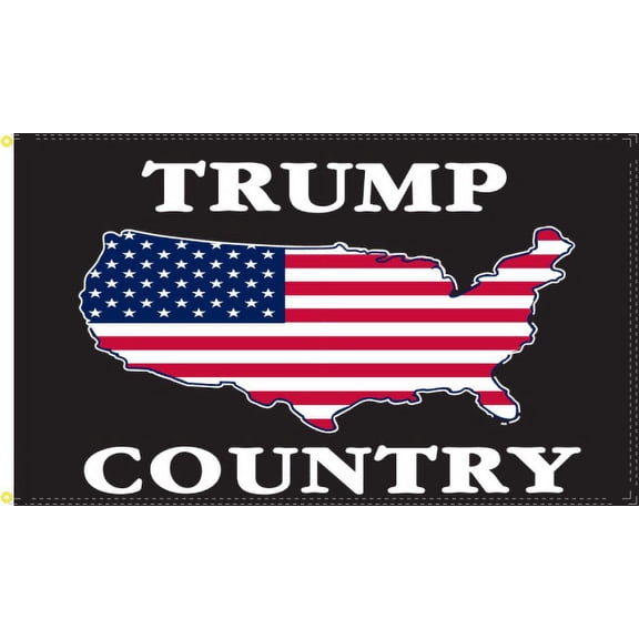 Trump Country 3'X5' Flag Rough Tex® 100D