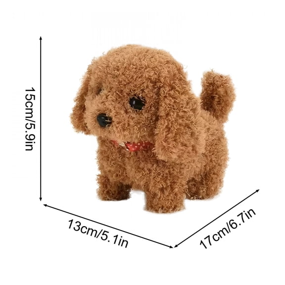 CYFW 2026 Realistic Robot Puppy - Walking, Barking Tail Wagging Interactive Robotic Dog, Soft Washable Portable Electronic Pet Toy