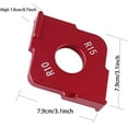 thumbnail image 3 of Aluminum Alloy Radius Jig Router Templates Radius Quick-Jig Router Bit Templates Routing Woodworking Radius Round Corners Tools(R5 R10 R15 R20 R25 R30), 3 of 7