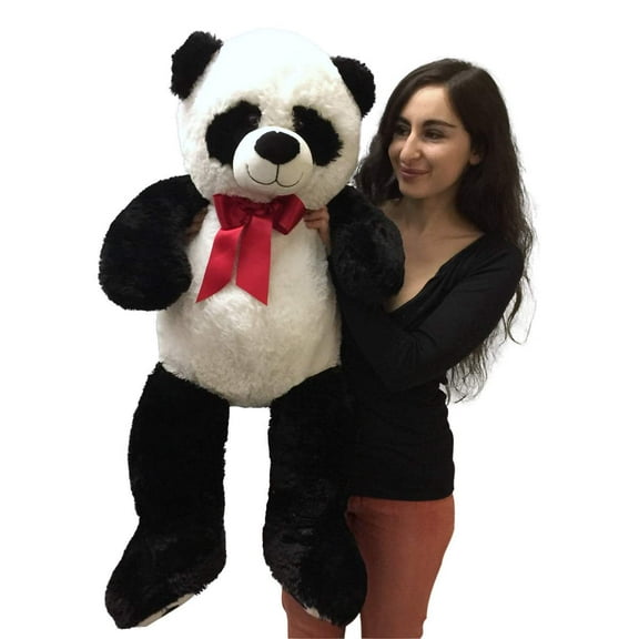 Big Stuffed Panda 36 Inch Soft Large 3 Foot Bear Big Plush Animal