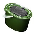 thumbnail image 2 of koolsoo Live Bait Bucket Breathable Oval Easy to Carrying Wear Resistant Double Handle Small, 2 of 9