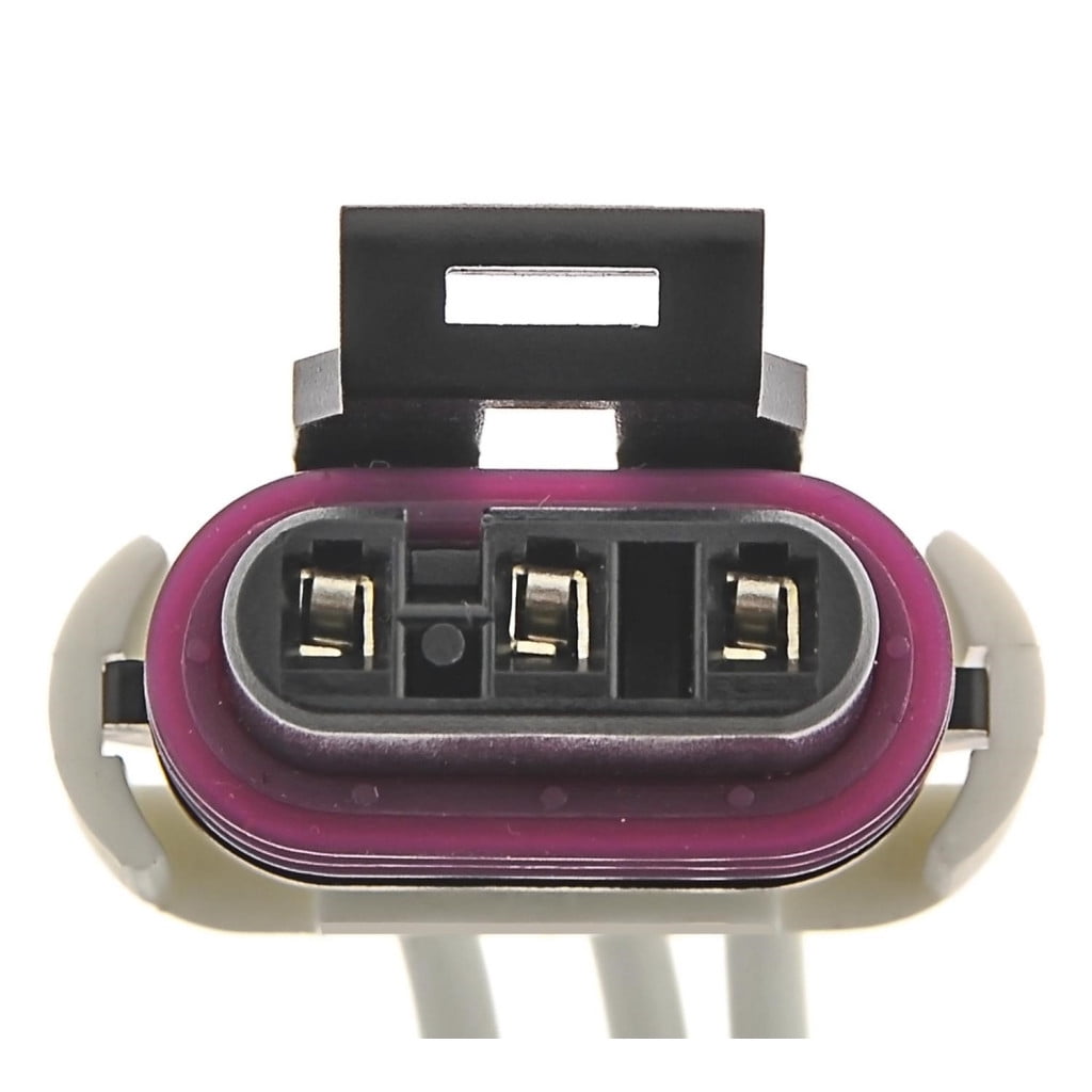 CarLights360 For Cadillac DeVille 1997 1998 1999 Electrical Connector | Plastic | Metal Contact Terminal | Blade Terminal | Push On Attachment Method | 1 Male Connector