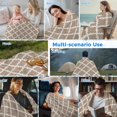 thumbnail image 5 of Modern Beige Geometric Cooling Blanket,Lightweight Breathable Summer Throw Blanket with Double Sided Cold Effect,Abstract Art Morocco Aesthetic Picnic Blankets Bed Sheet for Hot Sleepers 40"x60", 5 of 8