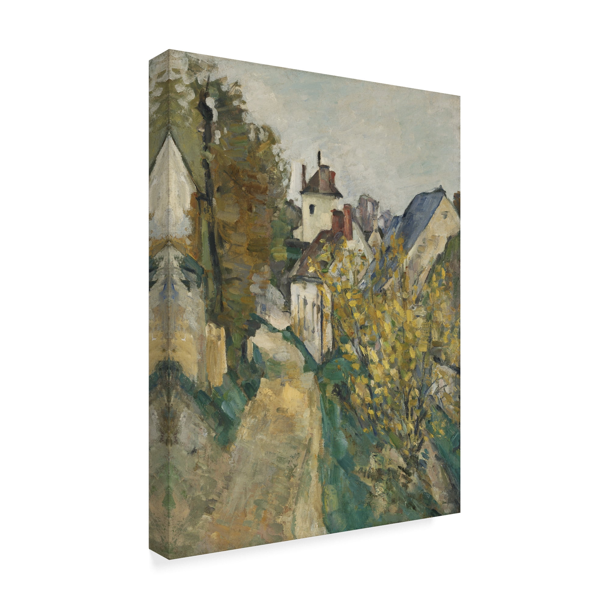 Trademark Fine Art 'The House Of Dr Gachet In Auverssuroise' Canvas Art by Paul Cezanne