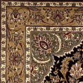 thumbnail image 1 of HomeRoots 352873 7 ft. 7 in. Octagon Polypropylene Black & Beige Area Rug, 1 of 1
