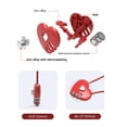 thumbnail image 2 of HLONK Metal Heart Shaped Padlock Locks Password Padlock Long Wire Rope-Lock for Lovers, 2 of 21