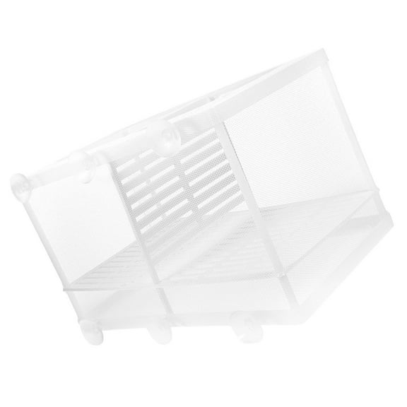 BESTYASH Durable Plastic Aquarium Divider Box with Nylon Mesh for Fish Fry Protection and Storage