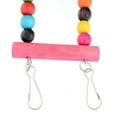 thumbnail image 7 of SPRING PARK Multicolor Ladder Bridge Colorful Small Bird Toy Ladder Climbing Bridge Budgie Parakeet Swing, 7 of 7