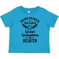 thumbnail image 3 of Inktastic Handpicked for Earth by My Great Grandma in Heaven Boys or Girls Toddler T-Shirt, 3 of 5