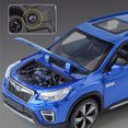 thumbnail image 5 of Modelo de coche de aleación Subaru Forester SUV, juguete de Metal fundido a presión, vehículos todoterreno, modelo de coche de alta simulación, sonido y luz, regalo para niños, 1/30, 5 of 5