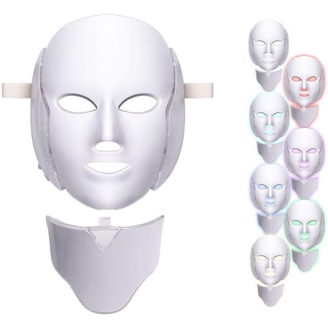 Bande de Luminothérapie pour le Cou avec Masque à DEL