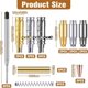 thumbnail image 2 of Set of 6 Slim Pens,Multi-Color Wooden Swivel Pen Set with Refill Shaft Bolt-on Ballpoint Pen for DIY Wooden Swivel, 2 of 5