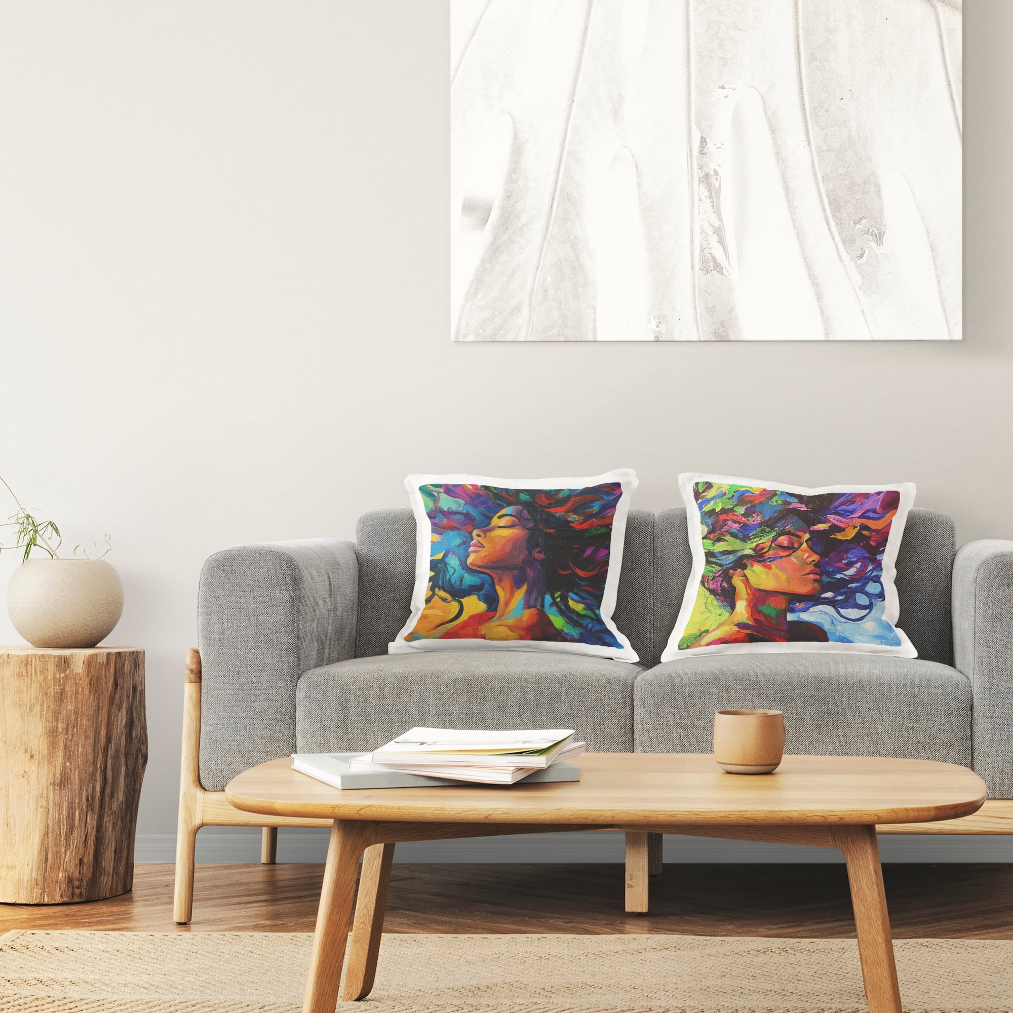 Stupell Industries Radiant Flow Of Colors 2 Piece Decorative Printed Throw Pillow Set, design by Svetlana Aleynikova