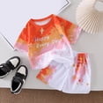 thumbnail image 2 of CAICJ98 Newborn Boy Clothes Baby Boy Outfits Set Baby Boy Summer Clothes Soft Cotton Short Sleeve Top and Shorts for 0-18M Boys Toddler Clothes (Yellow,9-10 Years), 2 of 3